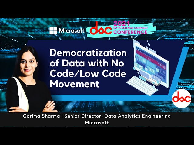 Democratization of Data With No CodeLow Code Movement