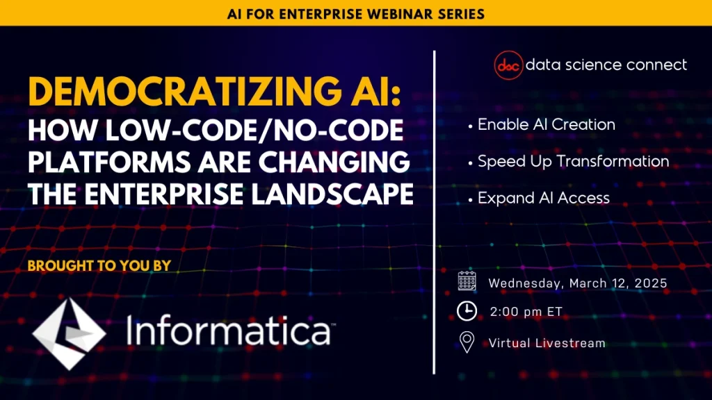 No Code / Low Code » Data Science Connect